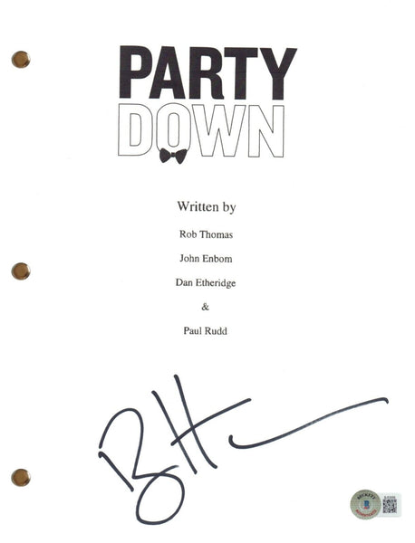 Ryan Hansen Signed Autograph Party Down Pilot Script Full Screenplay Beckett COA