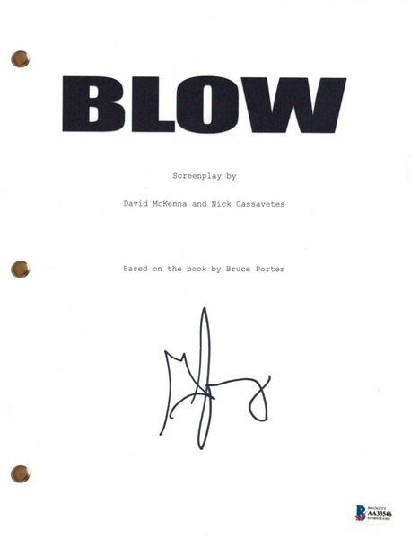 George Jung BLOW (2001) Signed Autographed Movie Script Full Screenplay BAS COA