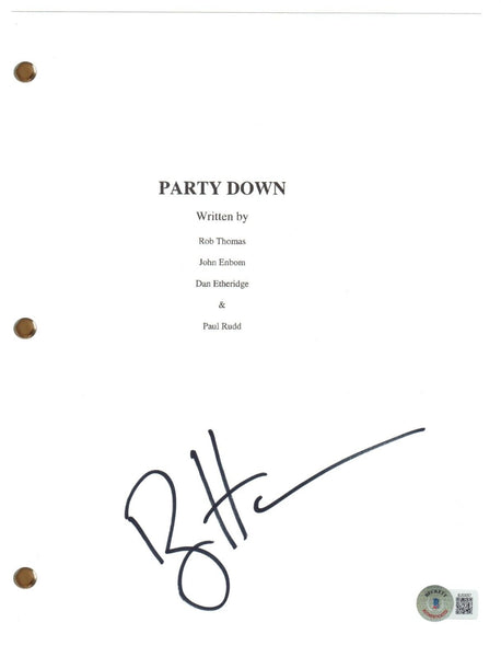 Ryan Hansen Signed Autograph Party Down Pilot Script Full Screenplay Beckett COA