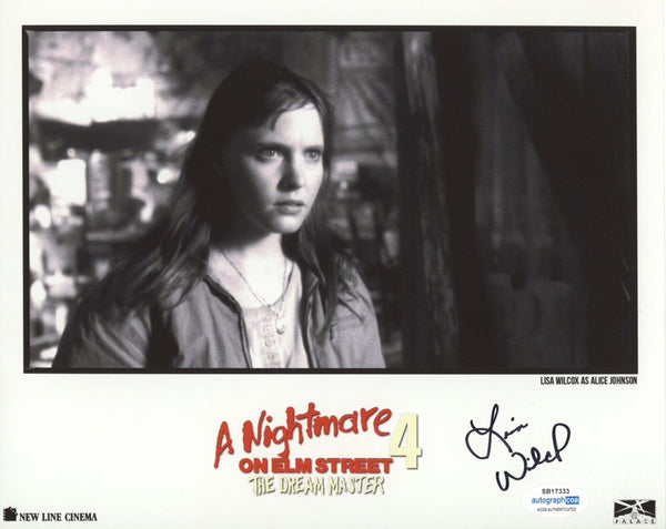 LISA WILCOX Signed Autographed 8x10 Photo A NIGHTMARE ON ELM STREET 4 ACOA COA