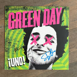 GREEN DAY Band Signed Autographed UNO Vinyl Record Album LP x3 Beckett COA