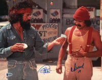 Cheech Marin & Tommy Chong Signed 11x14 Photo Up In Smoke Autograph Beckett COA