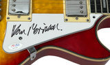 Van Morrison Signed Autograph Electric Guitar Moondance Singer PSA/DNA COA