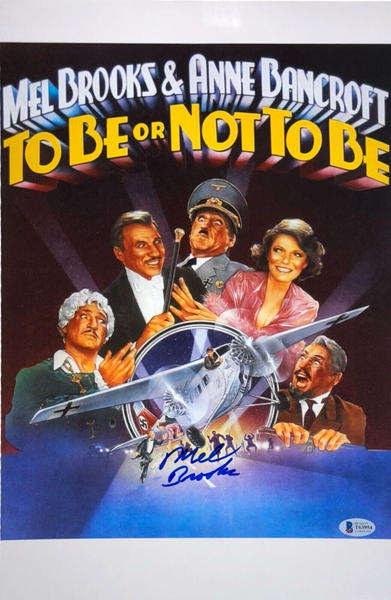 Mel Brooks Signed Autograph TO BE OR NOT TO BE 11x17 Movie Poster Photo BAS COA