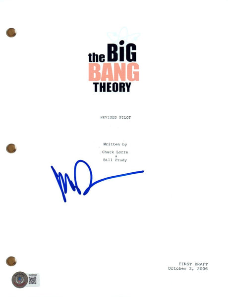 Mayim Bialik Signed Autograph The Big Bang Theory Full Pilot Script Beckett COA