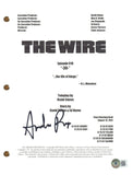 Andre Royo Signed Autograph The Wire 30 Finale Episode Script Bubbles BAS COA