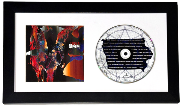 COREY TAYLOR Signed Autograph SLIPKNOT Iowa Framed CD Cover Display Beckett COA