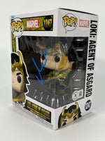 Matt Damon Signed Funko Pop Loki Agent of Asgard Thor Avengers Autograph BAS COA