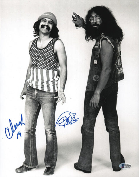 Cheech Marin & Tommy Chong Signed 11x14 Photo Up In Smoke Autograph Beckett COA