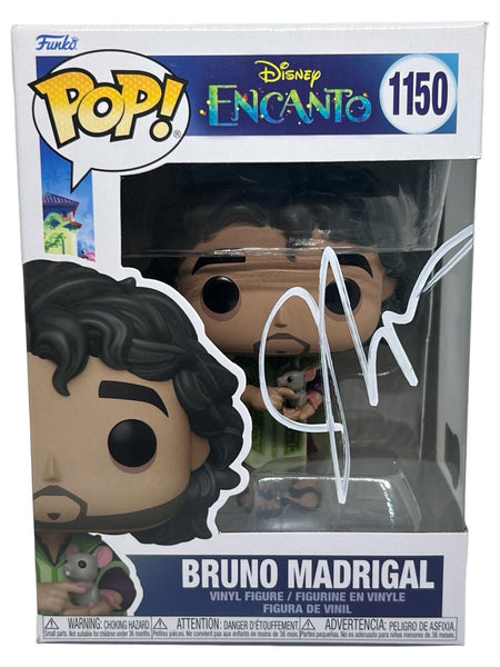John Leguizamo Signed Funko Pop Encanto Bruno Madrigal Autograph Disney BAS COA