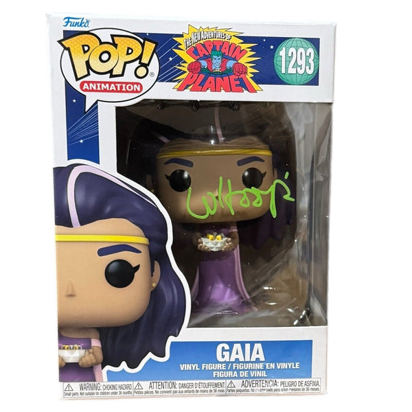 Whoopi Goldberg Signed Captain Planet Gaia Funko Pop Autograph Beckett COA