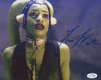 FEMI TAYLOR Signed STAR WARS Autograph 8x10 Photo Return of The Jedi Oola ACOA