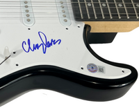 Clive Davis Signed Autograph Electric Guitar Whitney Houston Music Producer BAS
