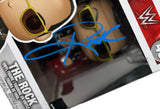 Dwayne Johnson The Rock Signed Autograph WWE The Rock Funko Pop #46 Beckett COA