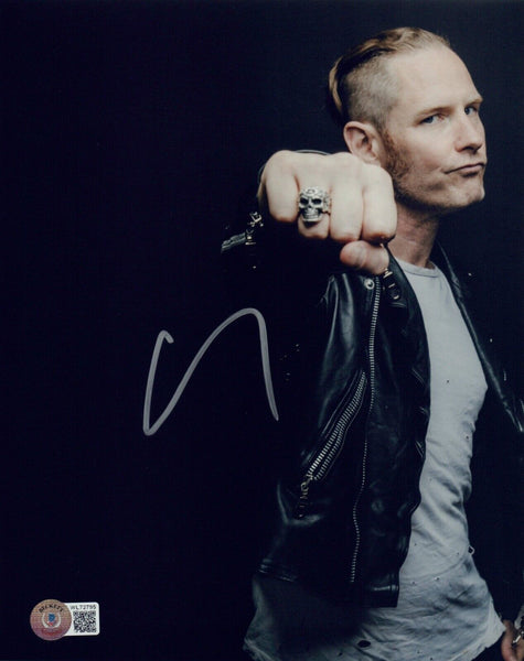 Corey Taylor Signed Autograph 8x10 Photo Slipknot Stone Sour CMFT Beckett COA