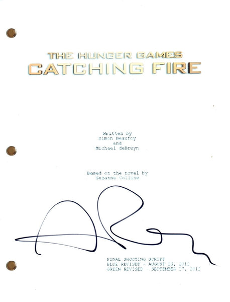 Amanda Plummer The Hunger Games Catching Fire Signed Autograph Movie Script COA