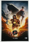 Ezra Miller Signed The Flash Movie Poster 12x18 Photo Autograph Beckett COA