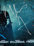 Christopher Nolan & Christian Bale Signed The Dark Knight 12x18 Poster Photo BAS