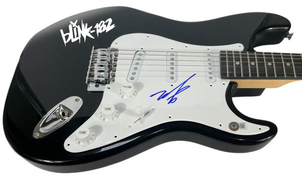 Mark Hoppus BLINK-182 Signed Autograph Electric Guitar Band Bassist Beckett COA