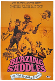 Mel Brooks Signed Autograph Blazing Saddles 12x18 Movie Poster Photo Beckett COA