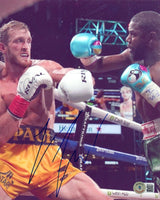 Logan Paul Signed 8x10 Photo WWE Mayweather Boxer Autograph Beckett BAS COA