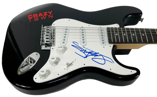 Shifty Shellshock CRAZY TOWN Signed Autograph Electric Guitar Seth Binzer COA