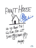 Ralph Macchio Signed Autograph The Karate Kid Paint House 8.5x11 Print ACOA COA