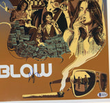 George Jung Signed BLOW (2001) Movie Poster 11x17 Photo Drug Smuggler BAS COA