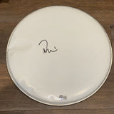 Taylor Hawkins Foo Fighters Signed Autograph 14” Drumhead Beckett BAS COA
