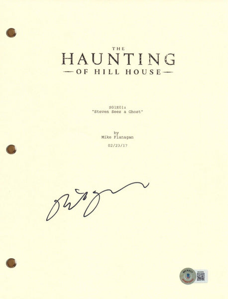 Mike Flanagan Signed Autograph The Haunting of Hill House Pilot Script BAS COA