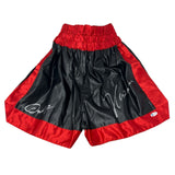 Julio Cesar Chavez & Oscar De La Hoya Signed Boxing Trunks Autograph Beckett COA