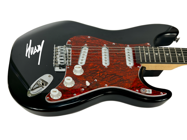 Lil Huddy Signed Autograph Electric Guitar Chase Hudson Beckett COA
