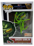 Willem Dafoe Signed Autograph Spider-Man Green Goblin Funko Pop 1168 Beckett COA