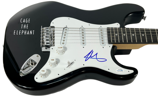 Matt Shultz Cage The Elephant Signed Autograph Electric Guitar ACOA COA