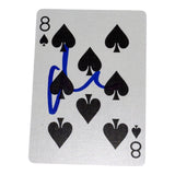 Matt Damon Signed Autograph Playing Card Rounders Movie 8 of Spades COA