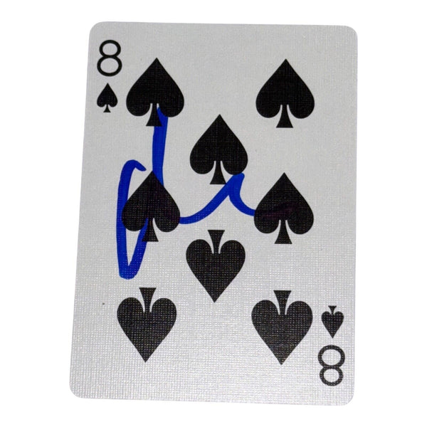 Matt Damon Signed Autograph Playing Card Rounders Movie 8 of Spades COA