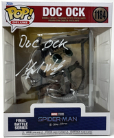 Alfred Molina Signed Spider-Man Doc Ock Funko Pop Deluxe Autograph Beckett COA