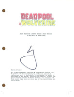 Hugh Jackman DEADPOOL & WOLVERINE Signed Autograph Movie Script Screenplay COA