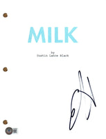 Emile Hirsch Signed Autograph MILK Full Movie Script Screenplay Harvey Milk BAS