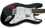R.E.M. Mike Mills Signed Autograph Electric Guitar REM Band Beckett COA