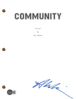 ALISON BRIE Signed COMMUNITY Pilot Episode Script Screenplay Autograph BAS COA