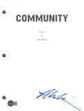 ALISON BRIE Signed COMMUNITY Pilot Episode Script Screenplay Autograph BAS COA
