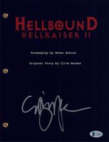 Clive Barker Signed Autograph HELLBOUND HELLRAISER II Full Movie Script BAS COA