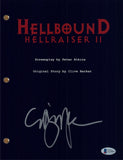 Clive Barker Signed Autograph HELLBOUND HELLRAISER II Full Movie Script BAS COA