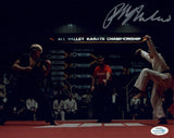 Ralph Macchio Signed The Karate Kid 8x10 Photo Autograph Crane Kick ACOA COA