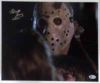 Ted White Signed FRIDAY THE 13TH Autograph 11x14 Photo Jason Voorhees BAS COA