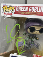 Willem Dafoe Signed Spider-Man Green Goblin Funko Pop Deluxe Autograph BAS COA