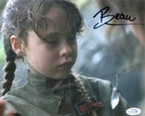 BEAU GADSDON Signed STAR WARS Autograph 8x10 Photo Young Jyn Erso ROGUE ONE ACOA