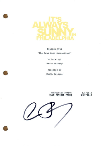 Charlie Day Signed It's Always Sunny in Philadelphia #910 Episode Script COA