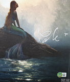 Halle Bailey Signed The Little Mermaid 12x18 Movie Poster Autograph Disney BAS